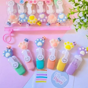Hediye Vakti Sanrio Kuromi 6lı Fosforlu Kalem Seti