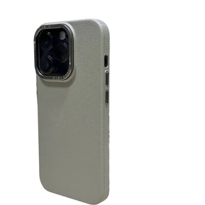 Apple iPhone 15 Plus Uyumlu Deri Lansman Kılıf