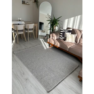 Ribera Gri Yumuşak Dokulu Bukle Halı Kilim Salon Mutfak Koridor Yolluk Dokuma Makine Halısı