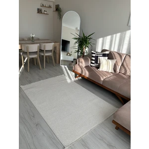 Ribera Krem Yumuşak Dokulu Bukle Halı Kilim Salon Mutfak Koridor Yolluk Dokuma Makine Halısı