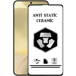 Caseart Samsung Galaxy S24 Plus Tam Kaplayan Anti Statik Kırılmayan Seramik Nano Esnek Ekran Koruyucu Cam