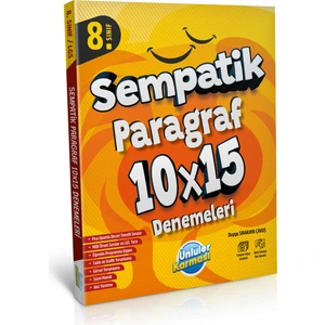 Ünlüler Karması 8. Sınıf Paragraf Sempatik 10 x 15 Deneme