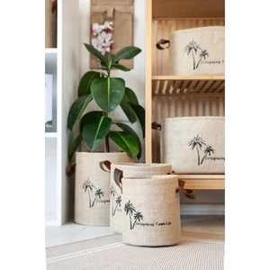 Jüt Dolap Içi Çamaşır Çocuk Odası Oyuncak Düzenleyici Katlanır Saklama Sepeti Organizer 23X26 cm