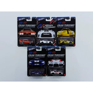 Hot Wheels 2024 Gran Turismo 5'li Özel Set Model Arabalar ( Nissan Gt-R, Toyota Supra, Mustang, Bmw, Porsche )