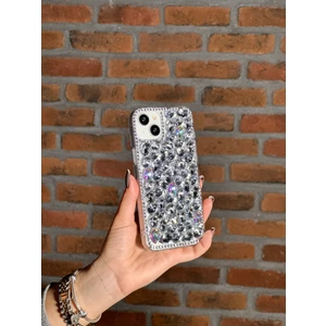 Apple iPhone 14 Plus -15 Plus Kılıf (2 Modelile Uyumludur) Ultra Lüx Renkli Damla Taşlı Kokoş