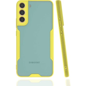 Appfube Samsung Galaxy S22 Plus Uyumlu App Parfe Kapak-Sarı