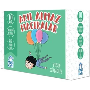 Akıl Almaz Maceralar 4. Sınıf Okuma Seti (10 Kitap) - Yusuf Pazarcı