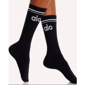 Alo Yoga Siyah Çorap