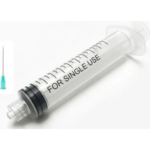 10 ml Luer Lock Kilitli Yeşil Iğneli (150 Adet - Kutu) Enjektör Steril 10 cc Şırınga 38MM 21G