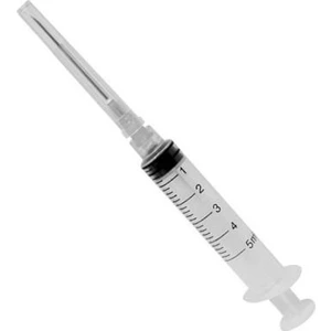 5 ml Siyah Iğneli (225 Adet - Kutu) Enjektör Steril 5 cc Şırınga 32MM 22G