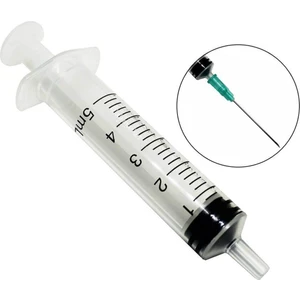 5 ml Yeşil Iğneli (225 ADET - Kutu) Enjektör Steril 5 cc Şırınga 38MM 21G