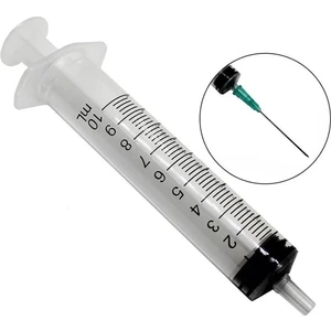 10 ml (20 Adet) Enjektör Yeşil Iğneli Steril 10 cc Şırınga 38MM 21G