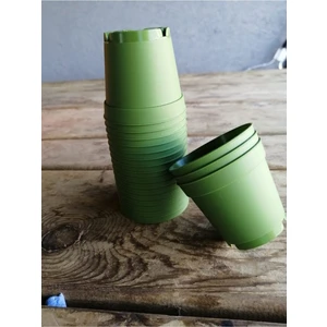 Bi Kaktüs Dünyası 5,5 cm Mini Plastik Saksı (20 Adet)