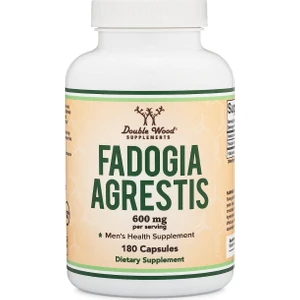 Double Wood Fadogia Agrestis 600 mg 180 Capsul Powerful Extract To Support Athletic Performance And Muscle Growth