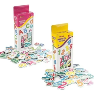, Manyetik Harfler ve Sayılar, 2 Li Set, Eğitici Magnet Set