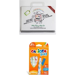 Akademi Çocuk Toospik   Mini Set Carioca Baby Jumbo Keçeli Kalem Seti 6lı