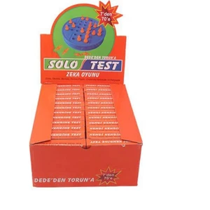 Solo Test Zeka Oyunu ( 1 Kutu 24 Adet ) Bilgin Misin, Beyinsiz Mi? Dede Den Toruna Nostalj