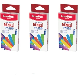 10'Lu Renkli Yara Bandı 3'Lü Paket