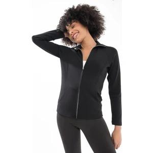 Rowen Dik Yaka Fermuar Detaylı Cepli Örme Sweatshirt 1066