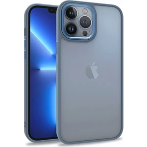 Ezotech  iPhone 13 Pro Max - Uyumlu Flora Kapak-Sierra Mavi