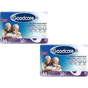 Good Care Goodcare Bel Bantlı Hasta Bezi 60 Adet Orta Medium