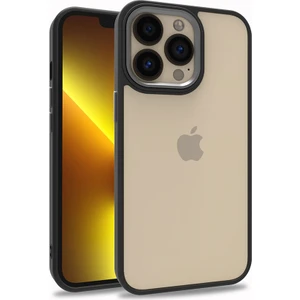Ezotech  iPhone 13 Pro - Uyumlu Flora Kapak-Siyah