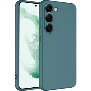 Ezotech  Galaxy S23 Plus Uyumlu Mara Lansman Kapak-Koyu Yeşil