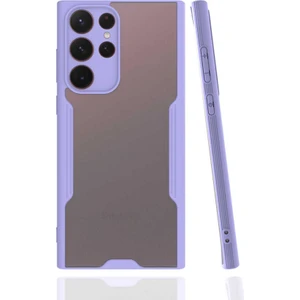 Ezotech  Galaxy S22 Ultra Uyumlu Parfe Kapak-Mor