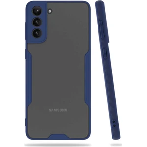 Ezotech  Galaxy S21 Plus Uyumlu Parfe Kapak-Lacivert