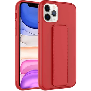 Ezotech  iPhone 11 Pro Max - Uyumlu Qstand Kapak-Kırmızı