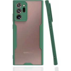 Ezotech  Galaxy Note 20 Ultra Uyumlu Parfe Kapak-Koyu Yeşil