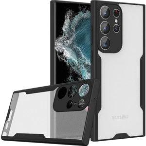 Ezotech  Galaxy S23 Ultra Uyumlu Parfe Kapak-Siyah