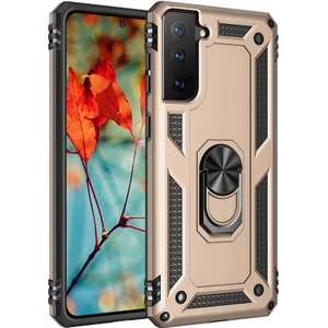 Ezotech  Galaxy S21 Plus Uyumlu Vega Kapak-Gold