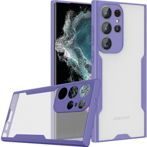 Ezotech  Galaxy S23 Ultra Uyumlu Parfe Kapak-Mor