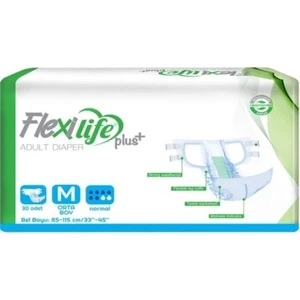 Flexi Life Flexilife Plus Flexilife Belbantlı Hasta Bezi Orta Boy Medium 30 Lu Paket
