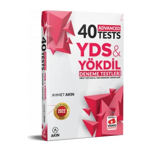 Akın Publishing 40 Advanced Tests Kpds Ve Üds Deneme Testleri - Ahmet