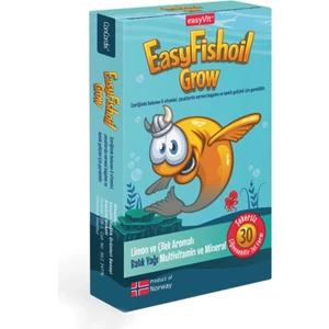EasyFishoil Grow 30 Çiğnenebilir Jel Tablet