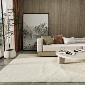 Cool Halı Newyork 3109 Krem Yumuşak Tuşeli Halı Kilim Salon Koridor Kesme Yolluk Dokuma Makine Halısı