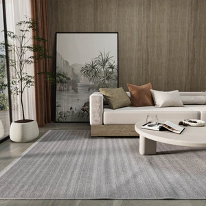 Cool Halı Newyork 3103 Gri  Yumuşak Tuşeli Halı Kilim Salon Koridor Kesme Yolluk Dokuma Makine Halısı