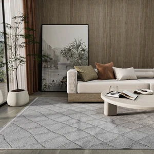 Cool Halı Newyork 3111 Gri Yumuşak Tuşeli Halı Kilim Salon Koridor Kesme Yolluk Dokuma Makine Halısı