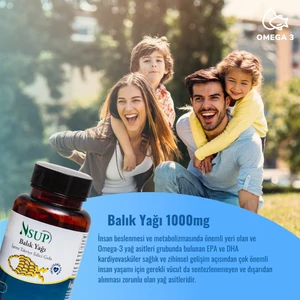 Omega 3 Balık Yağı (Epa/Dha) 1000 Mg 50 Softjel