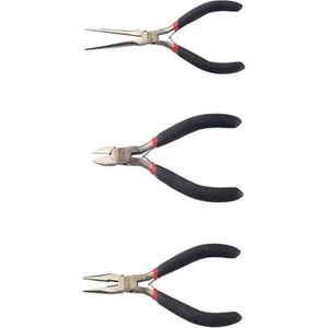PY-017 Mini Yankeski Düz ve Ince Uçlu Kargaburun 3 Lü Set