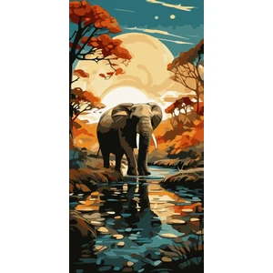 Lule Hobby Sayılarla Boyama Seti Fil-1 40X50 cm