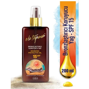 Eda Taşpınar Bronzlaştırıcı Koruyucu Yağ Spf 15 Sprey Kapak 200 ml