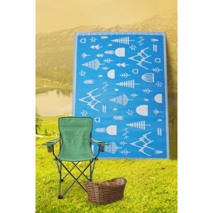 Savana 8808 Plaj Kamp Piknik Bahçe Halısı Balkon Teras Hasır Mat Savan Halı90x180