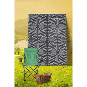 Savana 8814 Plaj Kamp Piknik Bahçe Halısı Balkon Teras Hasır Mat Savan Halı90x180