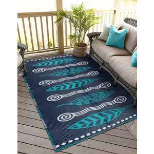 Savana 8809 Plaj Kamp Piknik Bahçe Halısı Balkon Teras Hasır Mat Savan Halı90x180