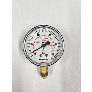 Çap 63 Alttan Kuru Manometre - Pakkens