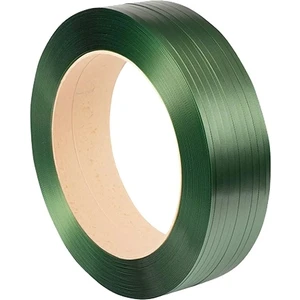 19 mm x 1,0 mm x 900 Metre Düz Yeşil Polyester Şerit Çemberi