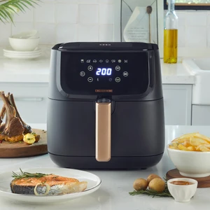 English Home Aıf 2001 Dijital Çıkarılabilir Sepetli AirFryer Xl Siyah